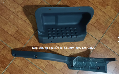 Nẹp sàn ốp bậc cửa lái xe County, Ecounty 29 chỗ mobis